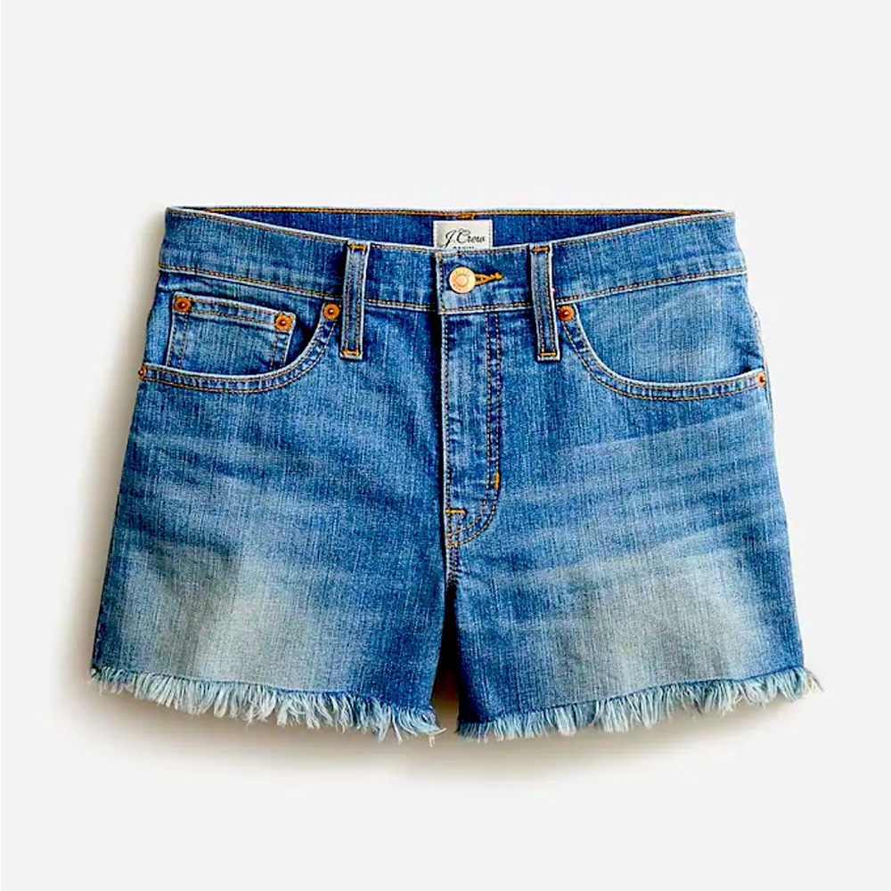 J. Crew Mid-rise denim short in dark wash